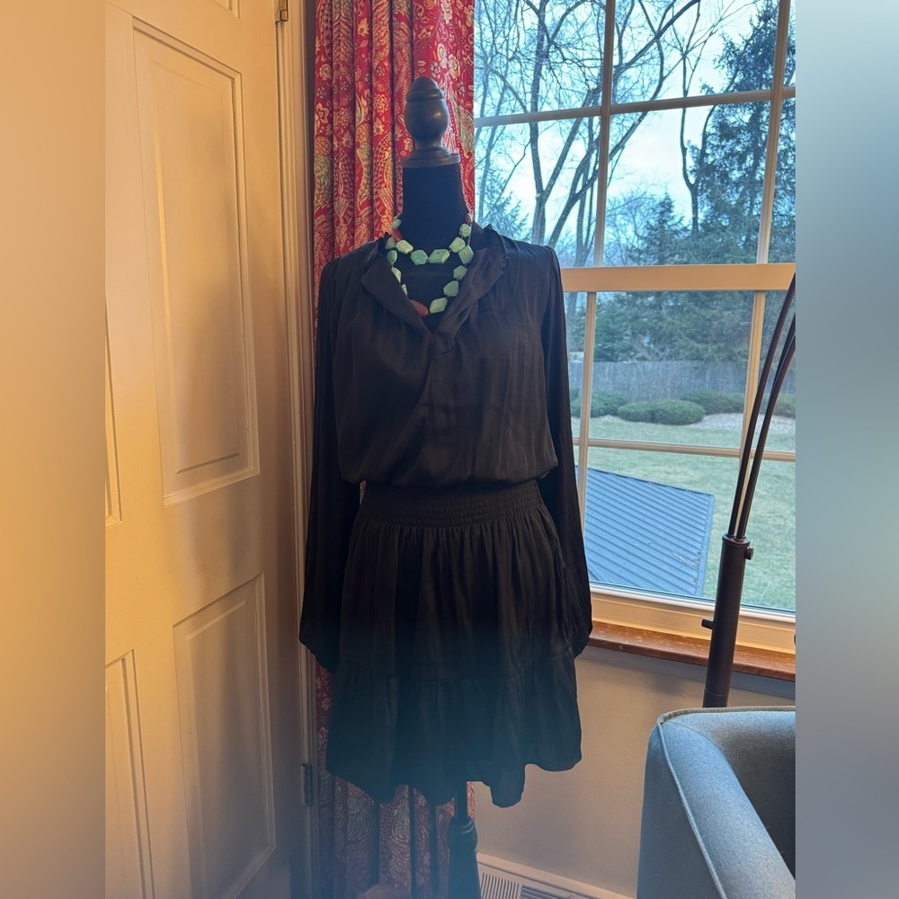 Socialite Black Draped Dress | Size M | Ramy Brook Inspired | Worn Once - Picture 7 of 8